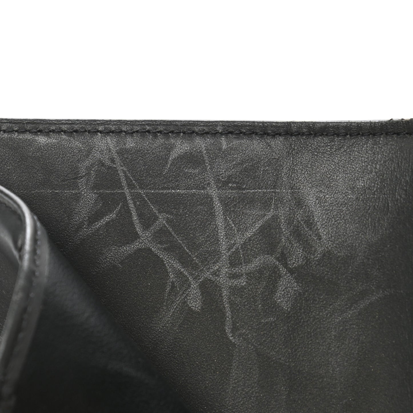 Mat Monogram Elise Wallet Black