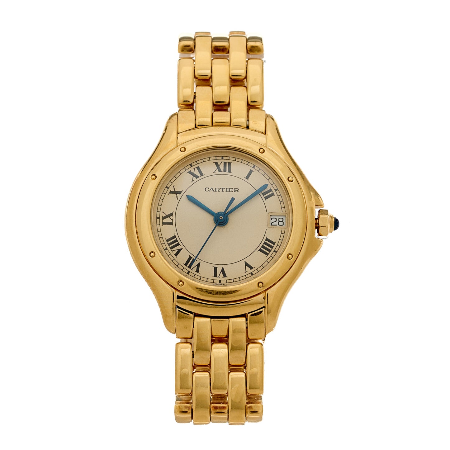 18K Yellow Gold 26mm Cougar Quartz Watch