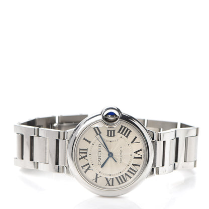 Cartier Stainless Steel 36mm Ballon Bleu De Cartier Automatic Watch 2 of 5
