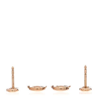 Hermes 18K Rose Gold TPM Farandole Stud Earrings 3 of 5