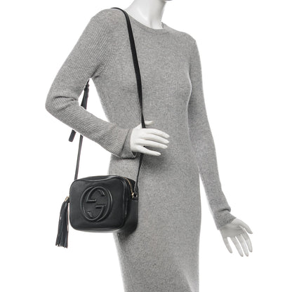 Gucci Pebbled Calfskin Small Soho Disco Bag Black 2 of 8