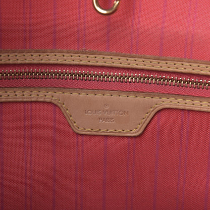 Louis Vuitton Damier Azur Delightful MM Pink 7 of 10
