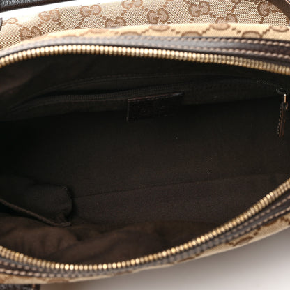 Gucci Monogram Small Princy Satchel Dark Brown 9 of 17