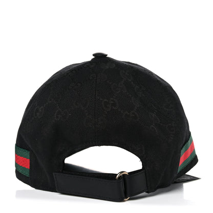 Gucci Monogram Web Baseball Hat M Black 3 of 7