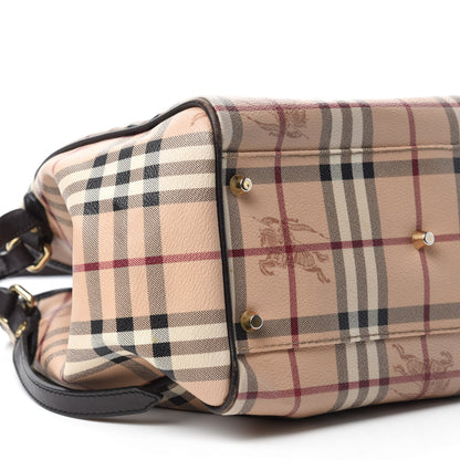 Burberry Haymarket Check Large Canterbury Tote Chocolate 6 of 16