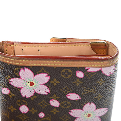 Louis Vuitton Monogram Cherry Blossom Porte Tresor International Wallet Brown 11 of 17