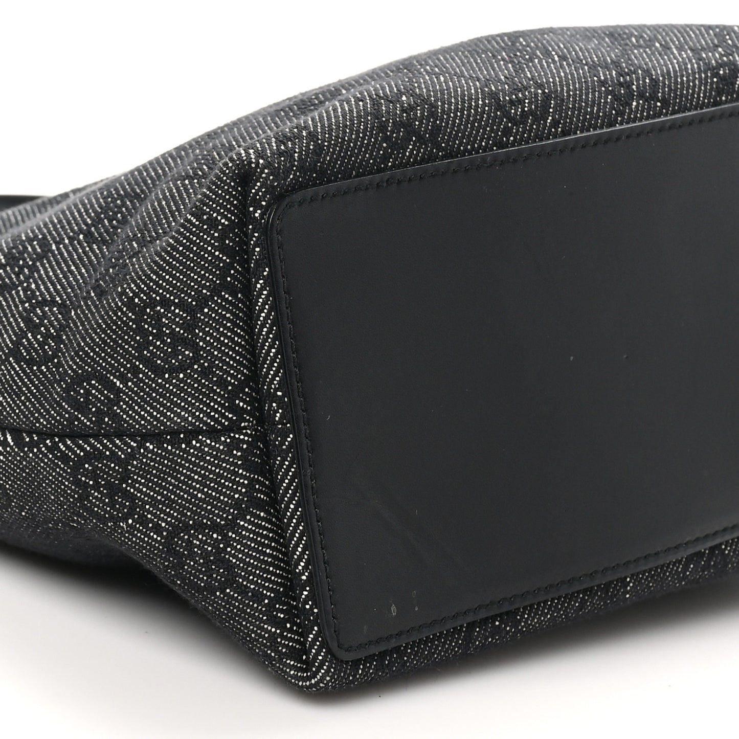 Monogram Small Bucket Tote Black