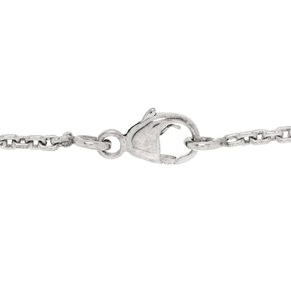 Louis Vuitton Sterling Silver Lockit Necklace 4 of 5