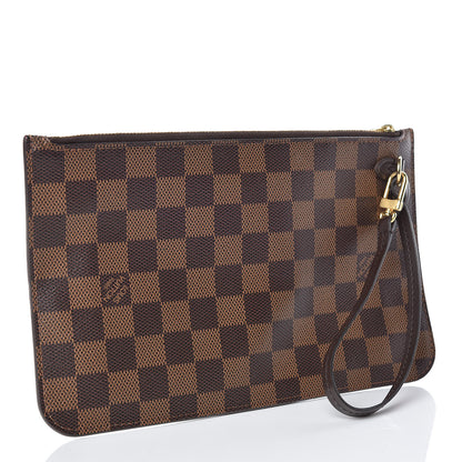 Louis Vuitton Damier Ebene Neverfull MM GM Pochette 3 of 7