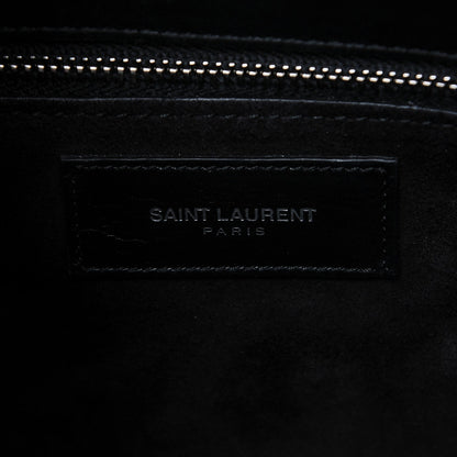 Saint Laurent Calfskin Studded Small Sac De Jour Black 7 of 9