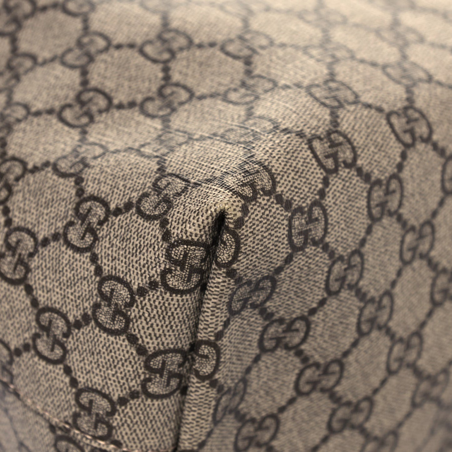 GG Supreme Monogram Medium Ophidia Shopping Tote Brown