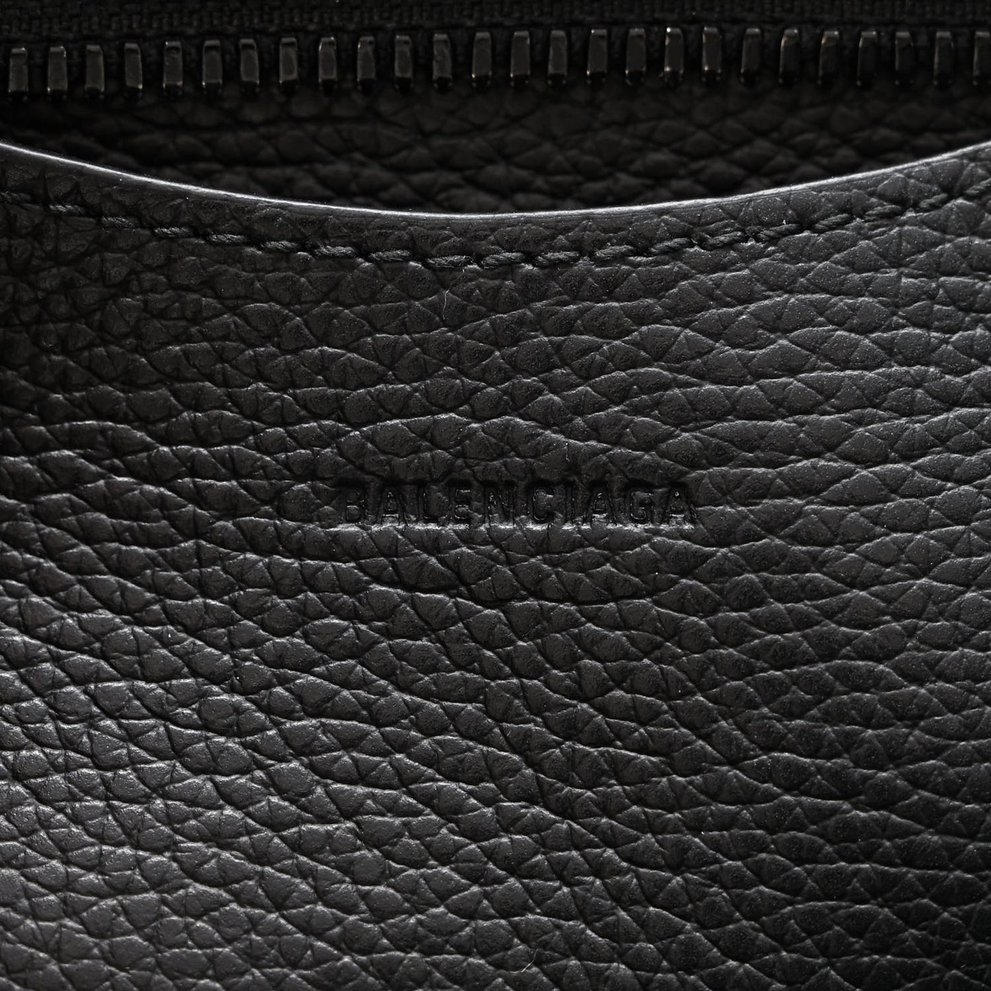 Grained Calfskin Neo Classic Black Hardware Mini City Black