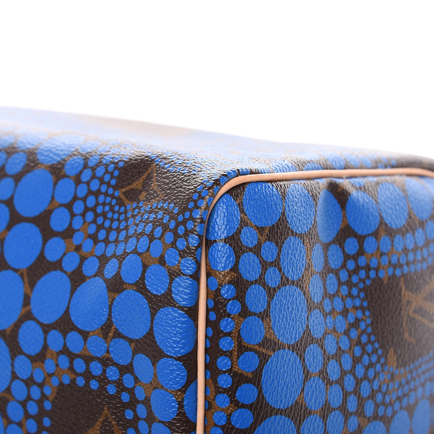 Louis Vuitton Monogram Kusama Town Speedy 30 Blue 10 of 13