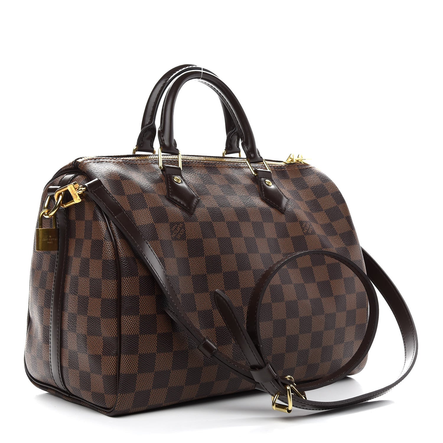 Louis Vuitton Damier Ebene Speedy Bandouliere 30 3 of 8