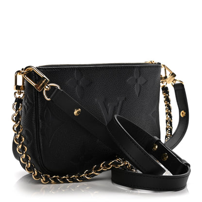 Louis Vuitton Empreinte Monogram Giant Multi Pochette Accessories Black 3 of 11