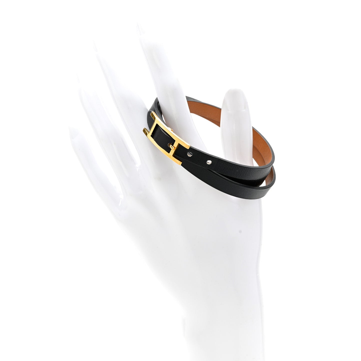 Chamonix Hapi 3 MM Triple Tour Wrap Bracelet S Black