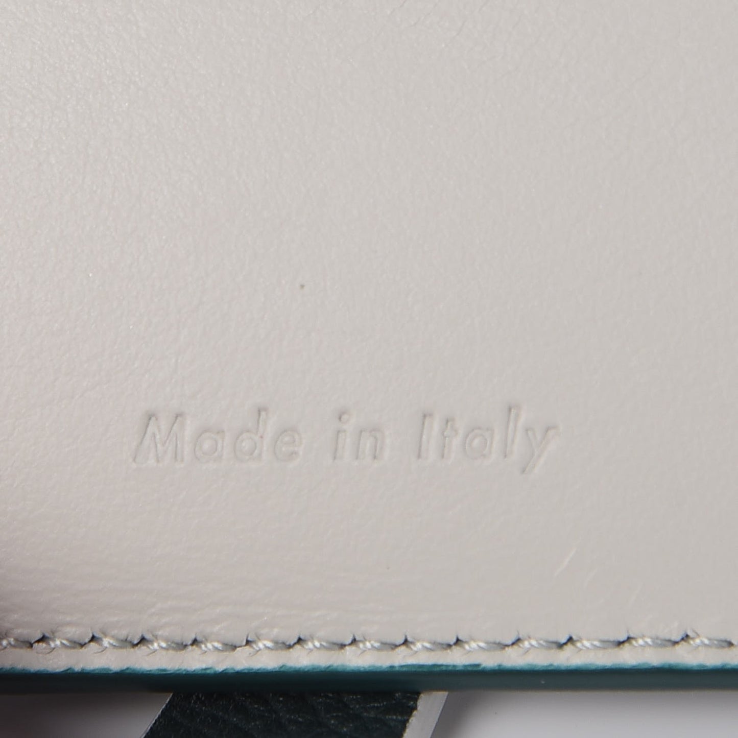 Grained Sleek Calfskin Large Multifunction Strap Wallet Amazone