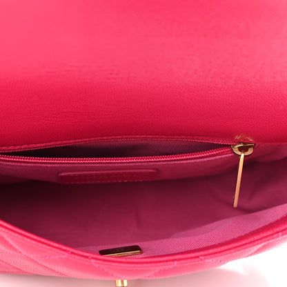 Chanel Caviar Quilted Small Twist Your Buttons Flap Fuchsia 5 of 11