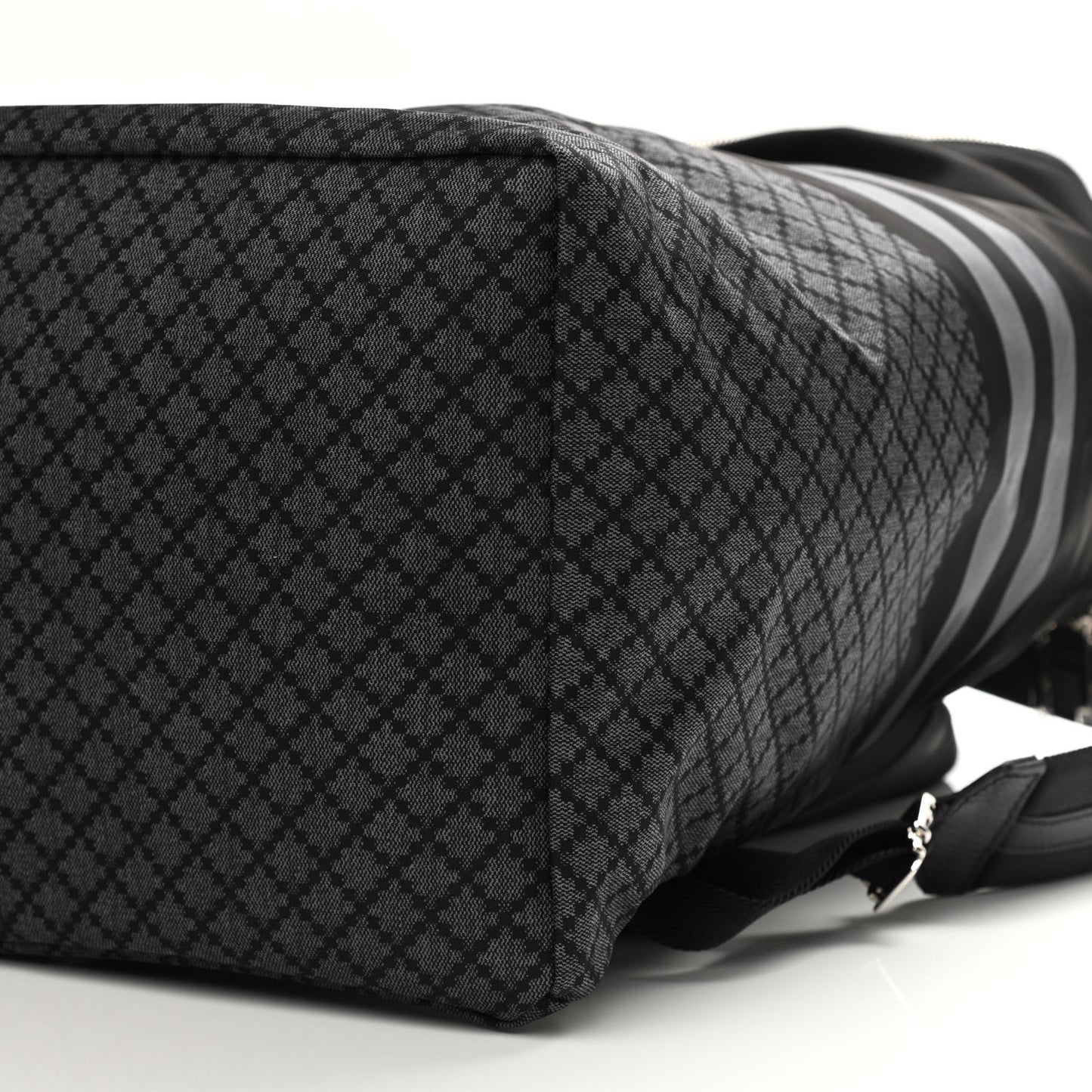 Nylon Diamante Backpack Black