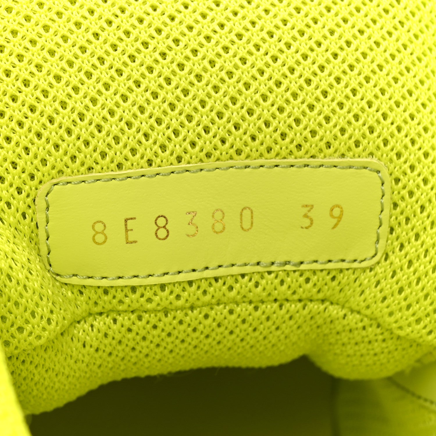 Fendi Nylon Match High Top Sneakers 39 Neon Green 9 of 10