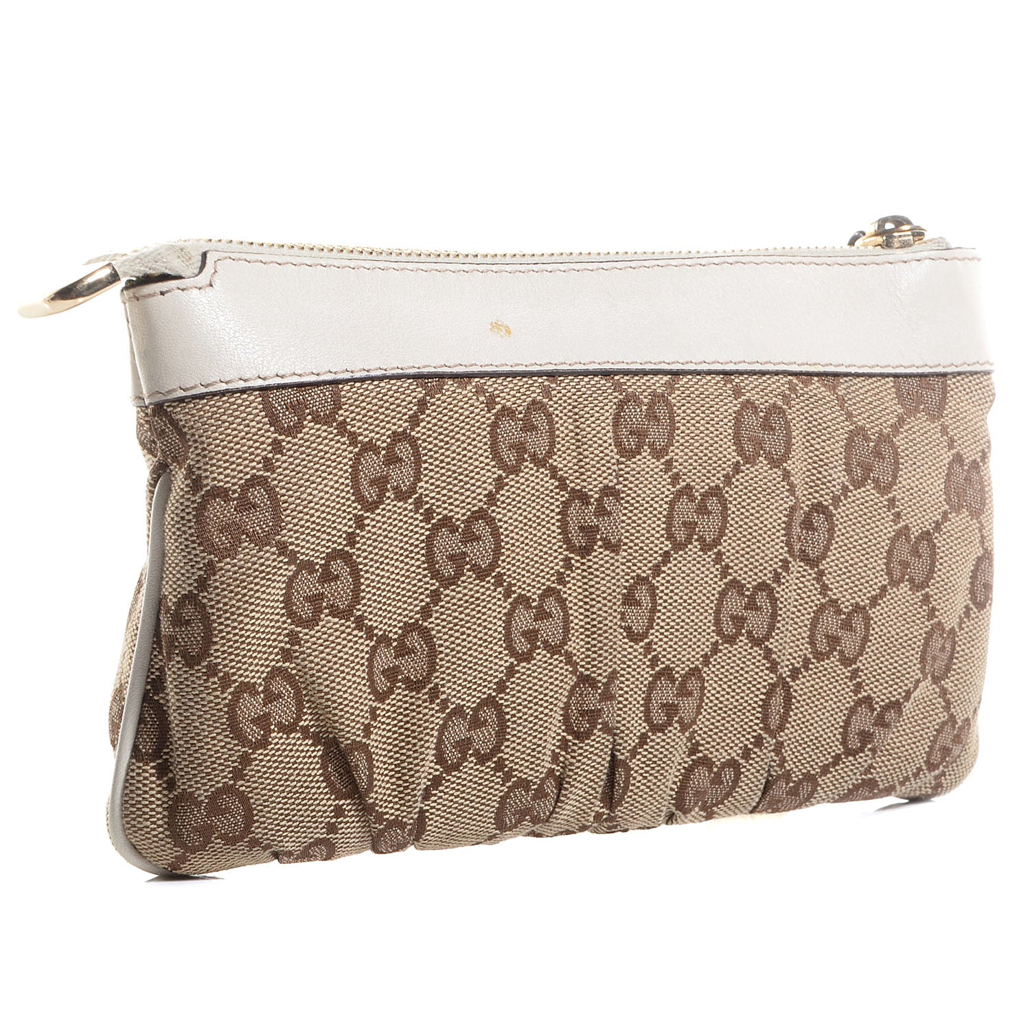 Gucci Monogram D Ring Wristlet White 3 of 7