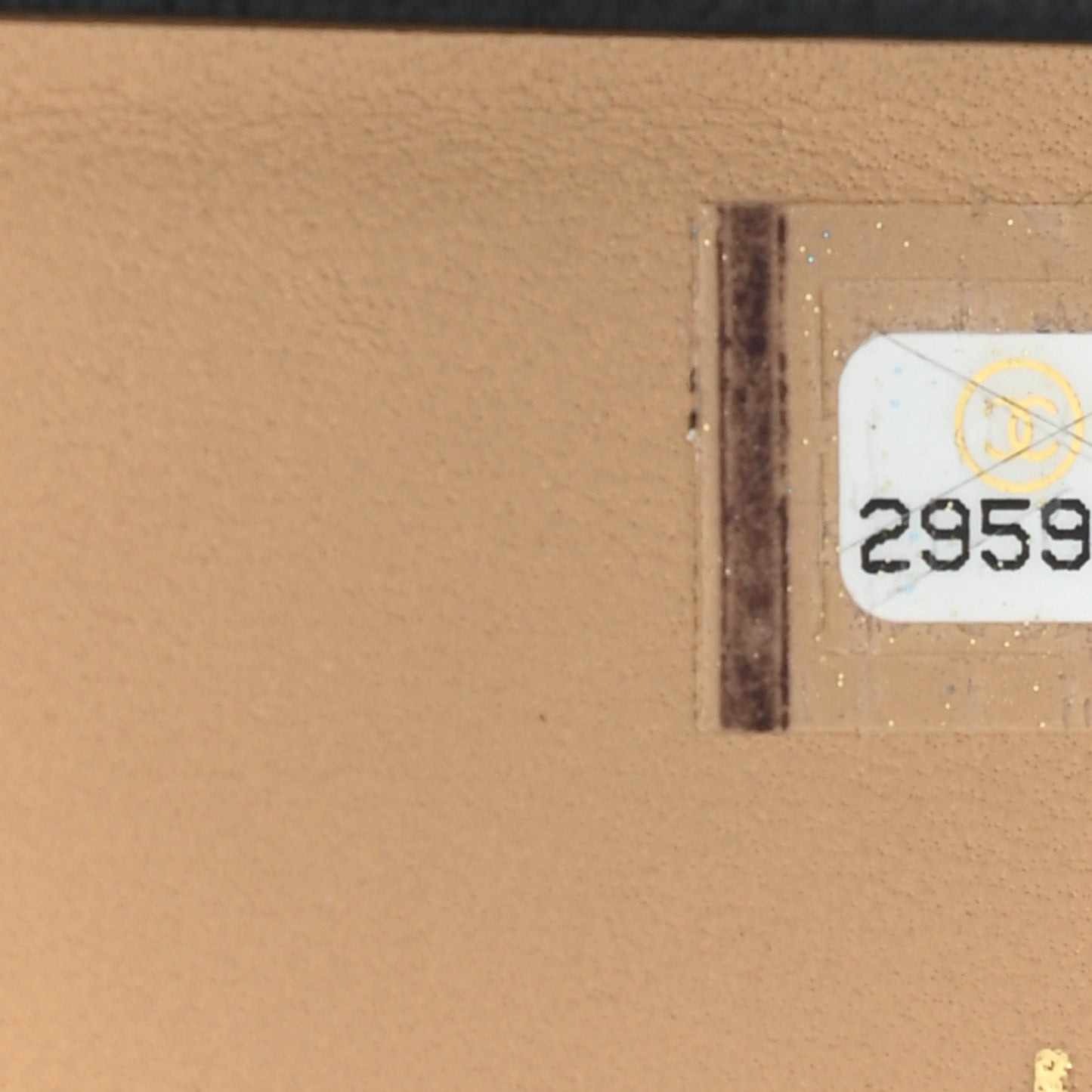 Lambskin Quilted CC iPhone XI Case Beige Black