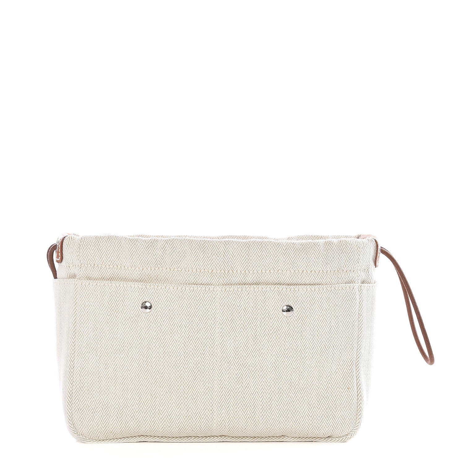 Hermes Canvas Barenia Fourbi 20 PM Pouch Naturel Fauve 1 of 10