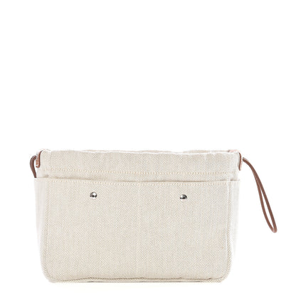 Hermes Canvas Barenia Fourbi 20 PM Pouch Naturel Fauve 1 of 10