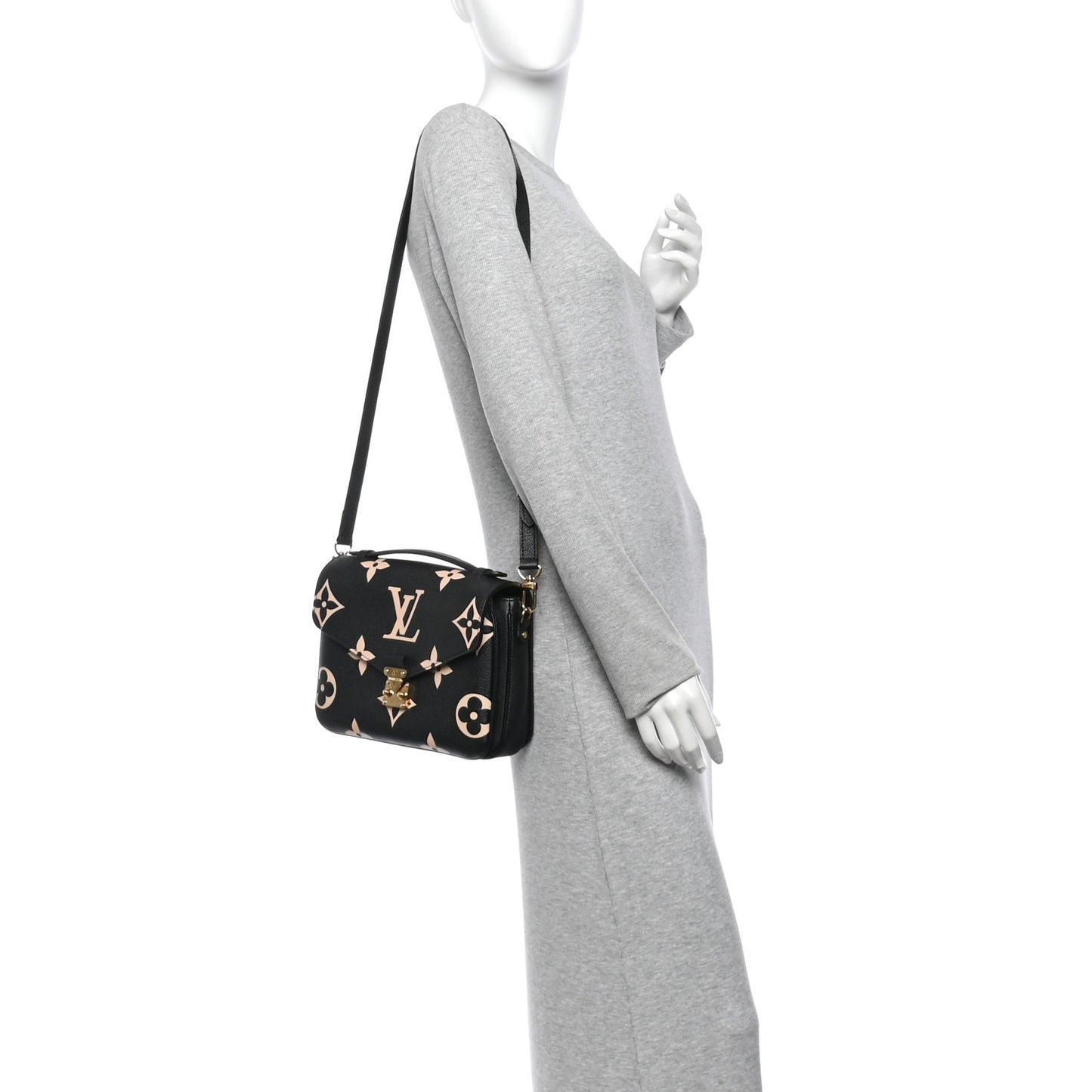 Empreinte Monogram Giant Pochette Metis Black Beige