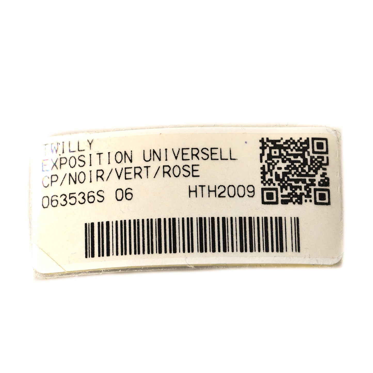 Silk Exposition Universelle Twilly Black Vert Rose