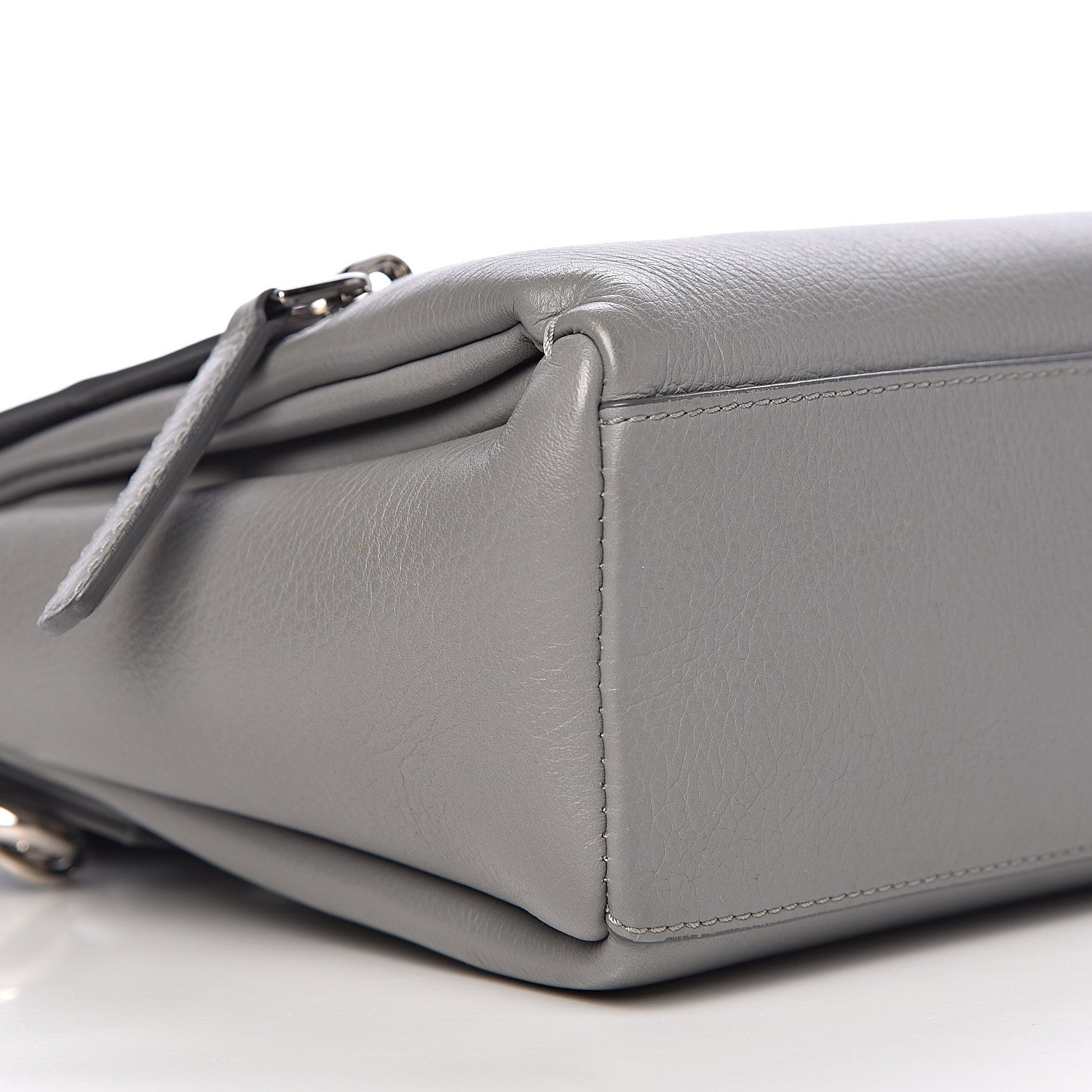 Givenchy Calfskin Mini Pandora Pure Flap Bag Pearl Grey 9 of 10