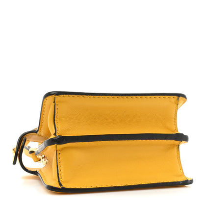 Fendi Shiny Nappa Nano Peekaboo Maxi Handle Satchel Mimosa 4 of 12