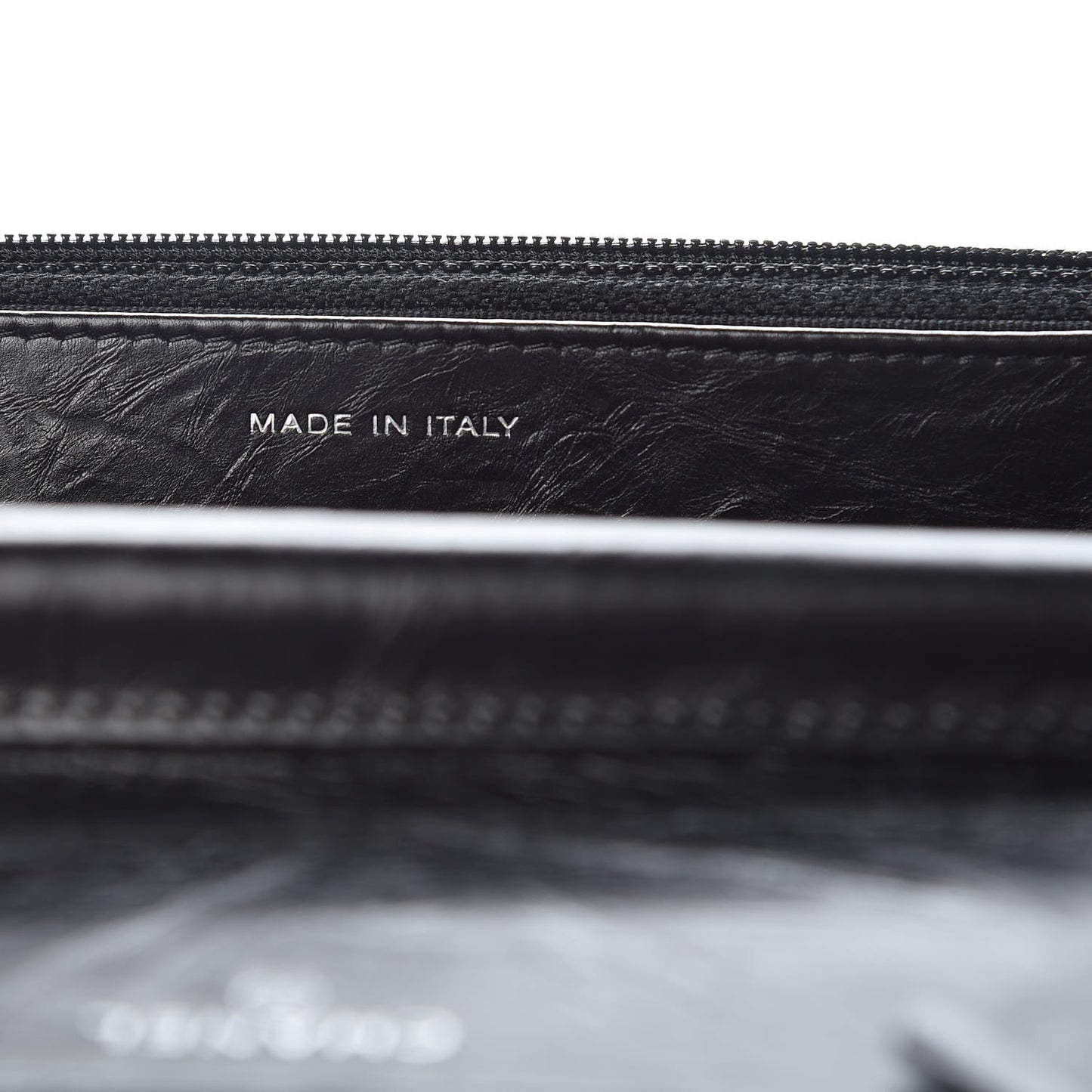 Aged Calfskin Quilted Reissue Wallet On Chain WOC So Black