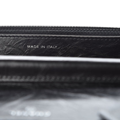 Chanel Aged Calfskin Quilted Reissue Wallet On Chain WOC So Black 7 of 11