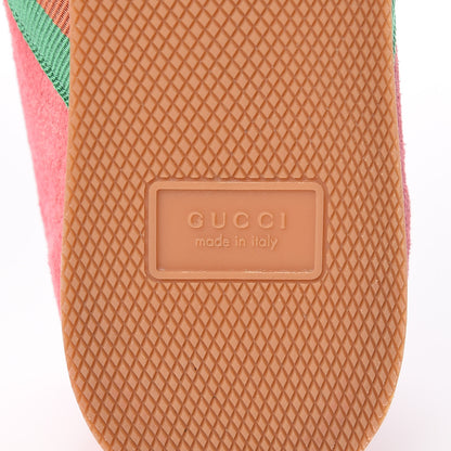 Gucci Suede Web Womens Rocket Sneakers 41 Rhododendron Pink 6 of 9