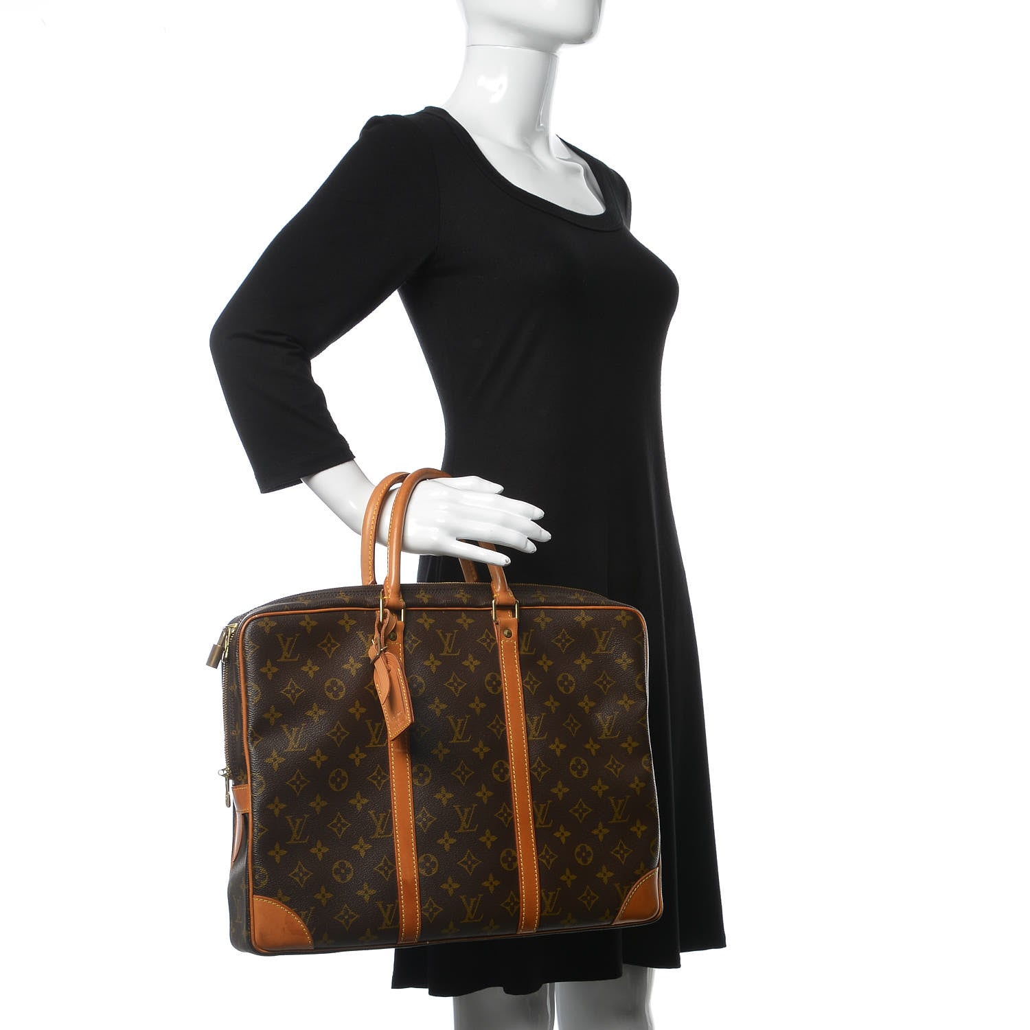 Louis Vuitton Monogram Porte-Documents Voyage Briefcase 2 of 12
