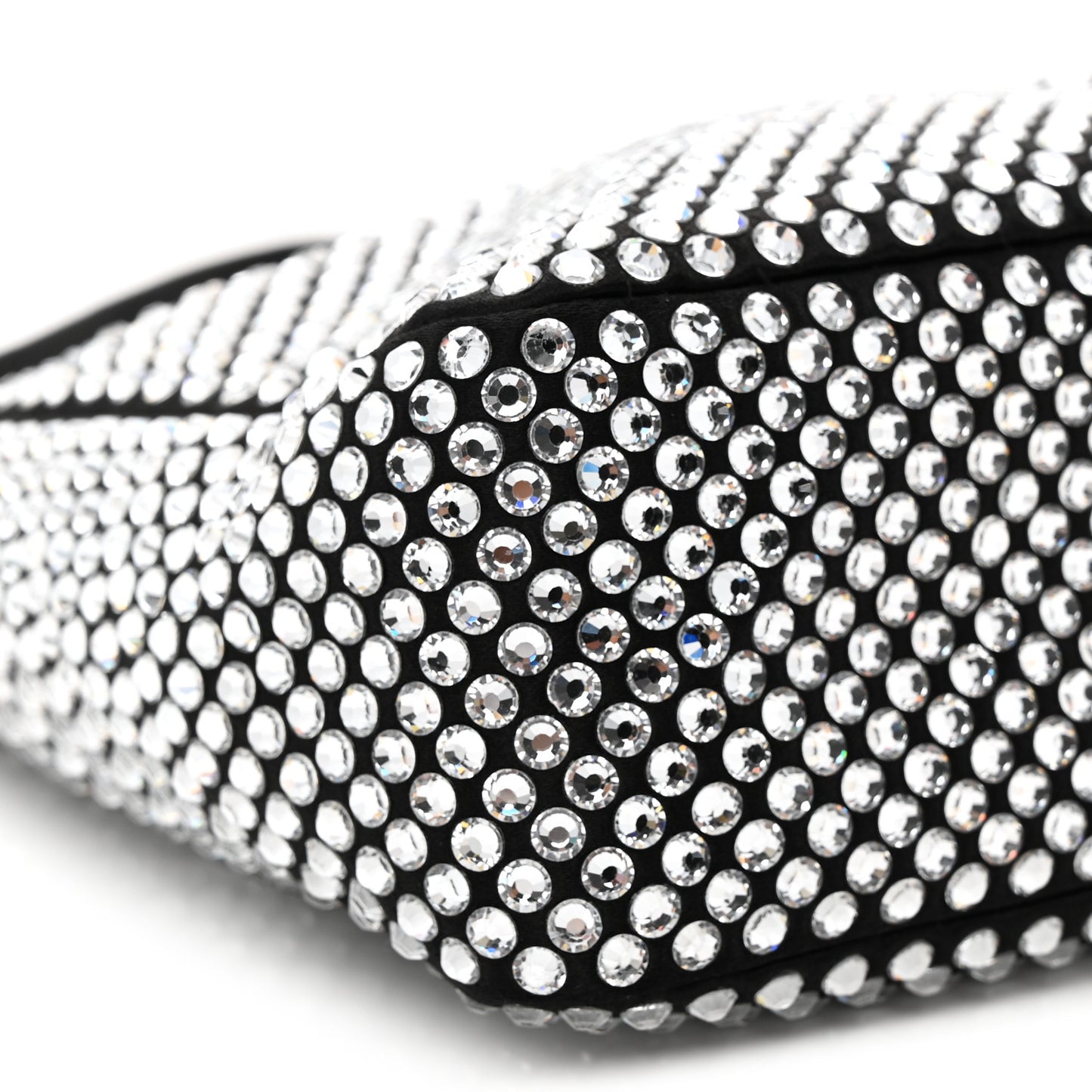 Satin Crystal Mini Re-Edition 2000 Bag Cristal