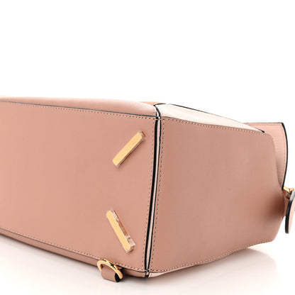 Loewe Calfskin Suede Medium Puzzle Bag Blush 10 of 10