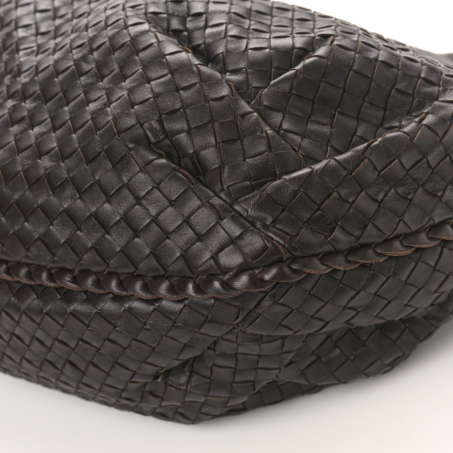 Bottega Veneta Nappa Intrecciato Large Veneta Hobo Ebano 9 of 9
