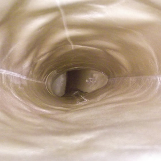 Leather Knee High Boots 38 Chocolate