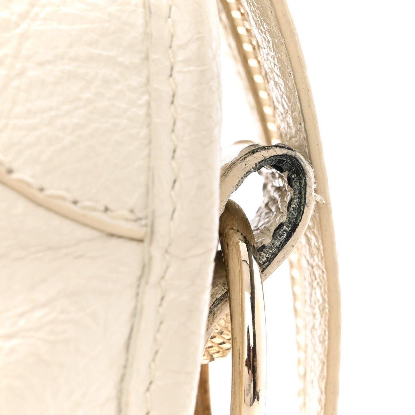 Agneau Giant 12 Gold Hardware S City White