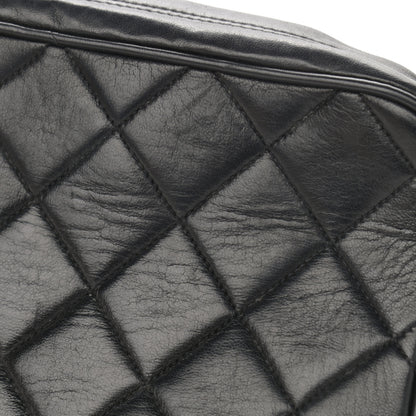 Chanel Lambskin Quilted Tassel Flap Camera Case Black 12 of 17
