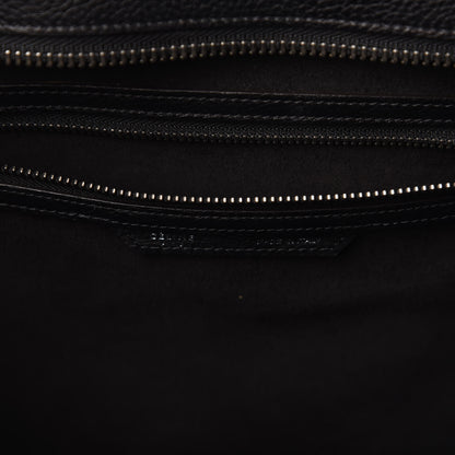 Celine Drummed Calfskin Mini Luggage Black 8 of 9