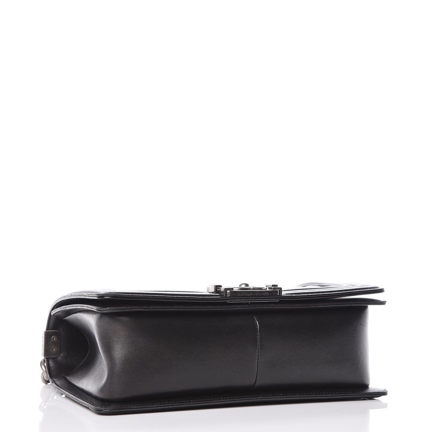 Lambskin Quilted Medium Boy Flap Black