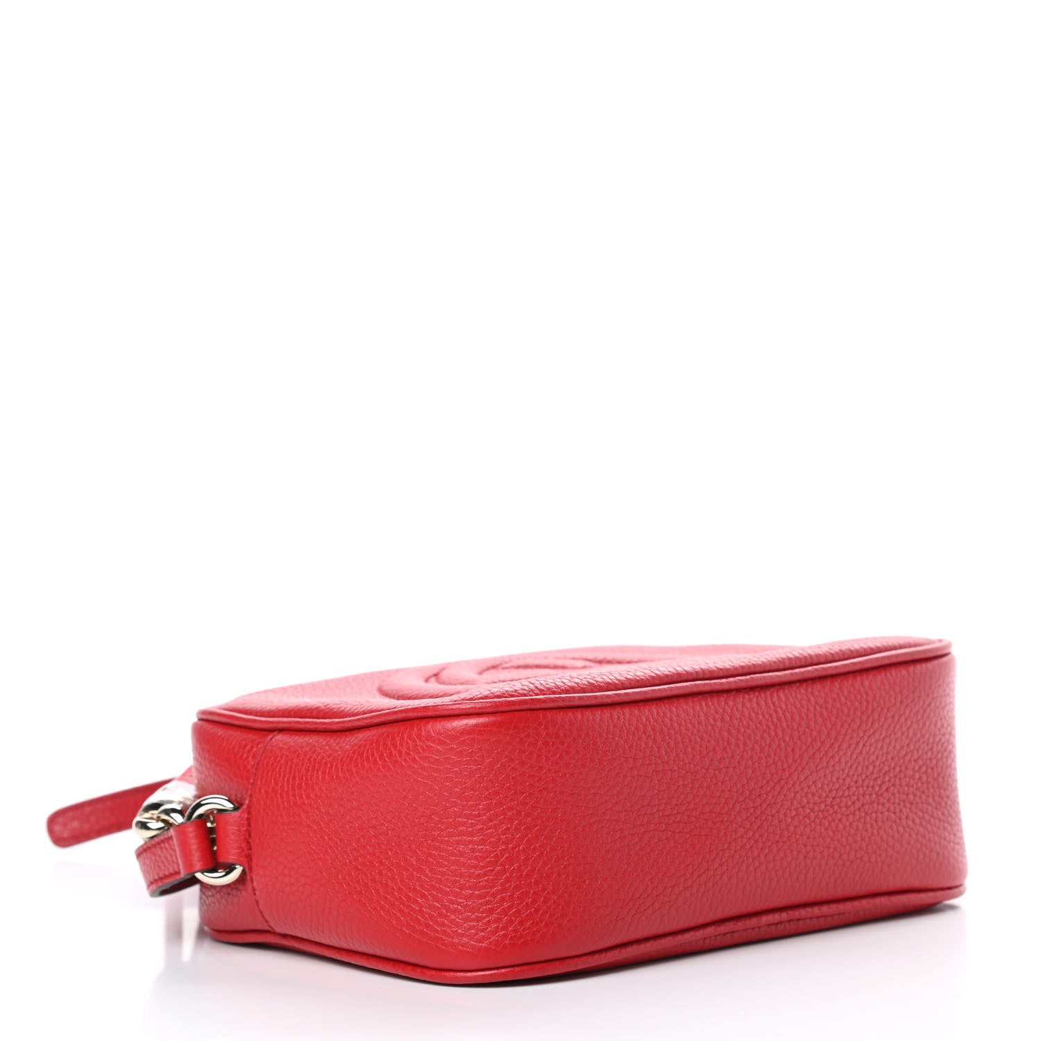 Gucci Pebbled Calfskin Small Soho Disco Bag Tabasco Red 4 of 10