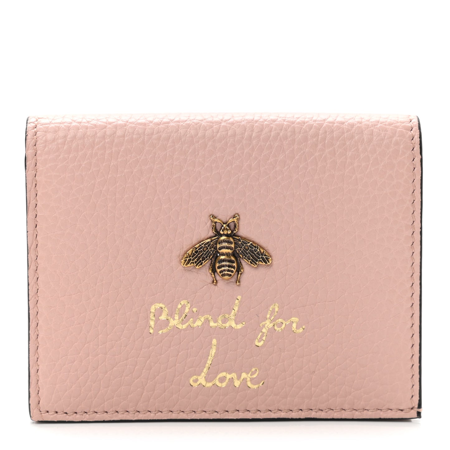 Cellarius Calfskin Blind for Love Animalier Card Case Perfect Pink
