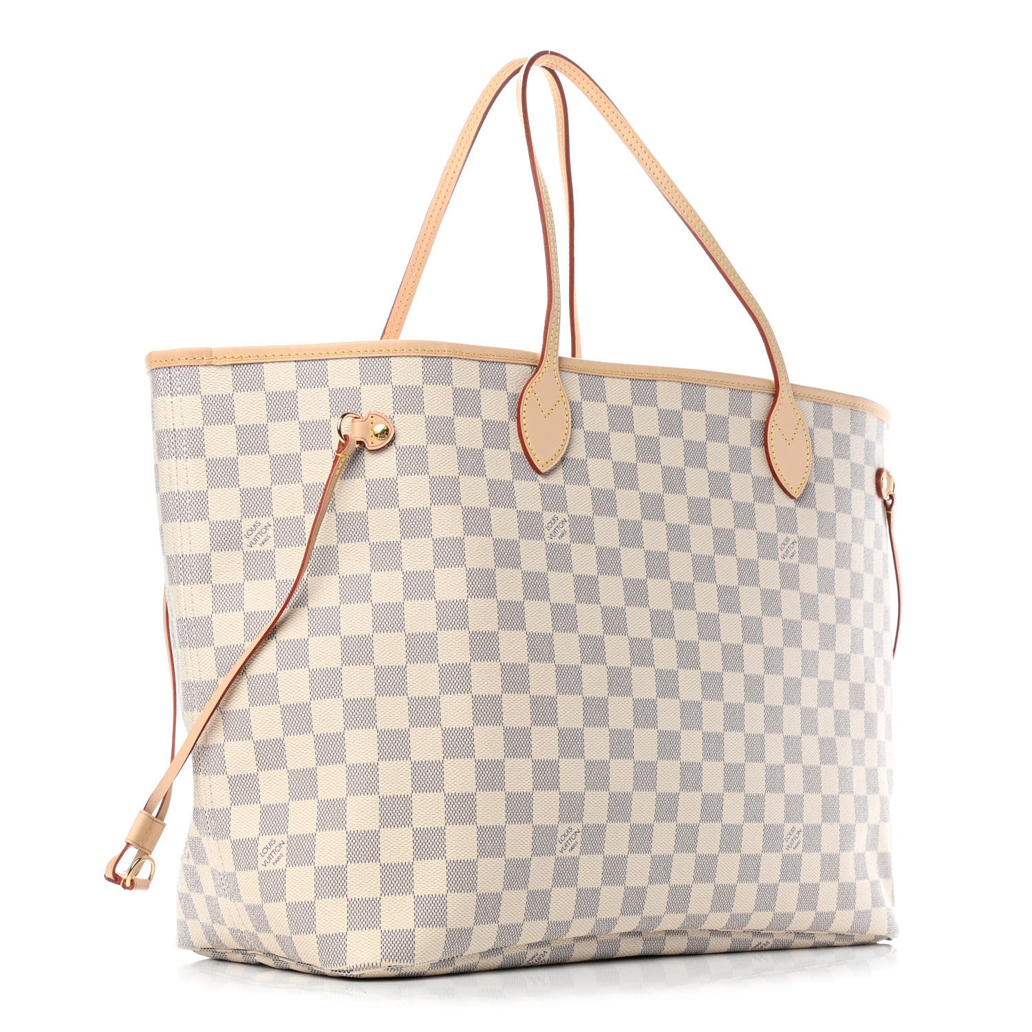 Louis Vuitton Damier Azur Neo Neverfull GM Rose Ballerine 2 of 4