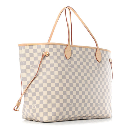 Louis Vuitton Damier Azur Neo Neverfull GM Rose Ballerine 2 of 4