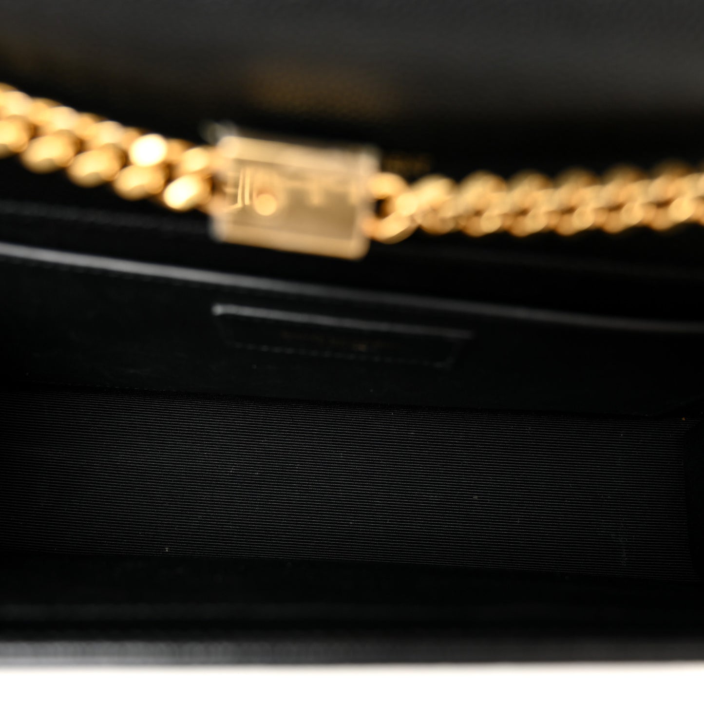 Grain De Poudre Medium Classic Monogram Kate Tassel Satchel Black