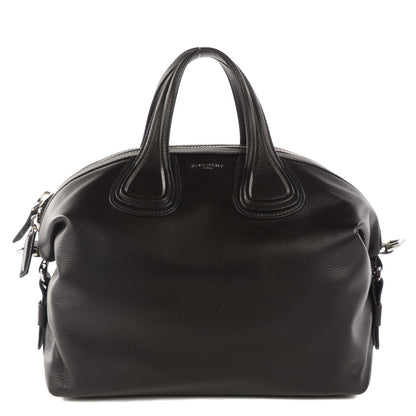 Givenchy Waxy Grained Calfskin Medium Nightingale Black 1 of 8